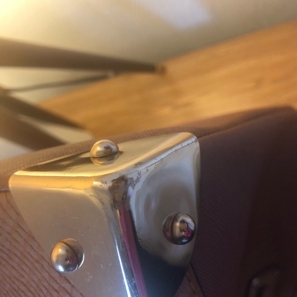 Tan and gold hand bag - Picture 7 of 8